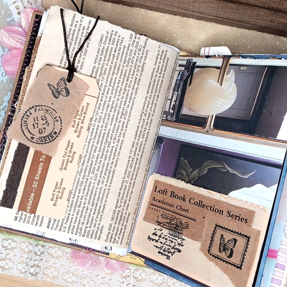 Love Of Butterflies 🦋 True Junk Journal | Repurposed Packaging ♻️ - Picture 9 of 16